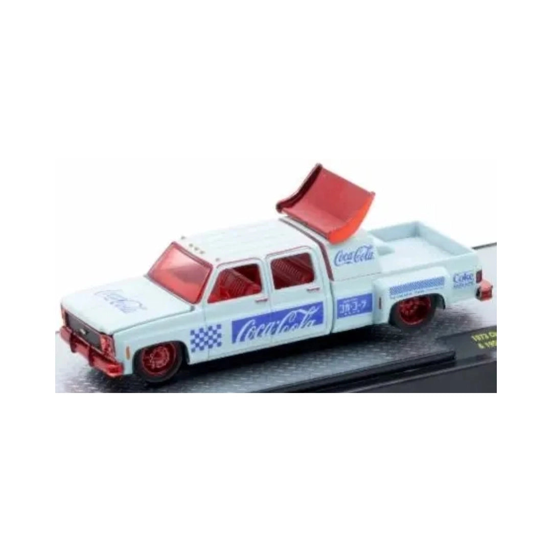 Chevrolet Cheyenne Super 30 - White Coca-Cola (Red Chrome Rims & Details, Red Interior, Red Hood, Chase)