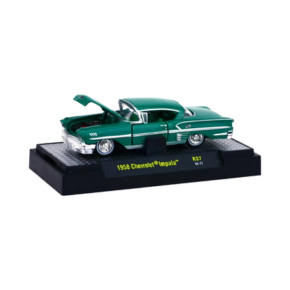 1958 Chevrolet Impala Green (Open Hood)