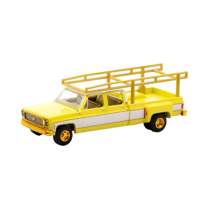 Chevrolet Silverado 30 - Yellow (Yellow Chrome Rims & Details, Yellow Ladder Rack, Chase)