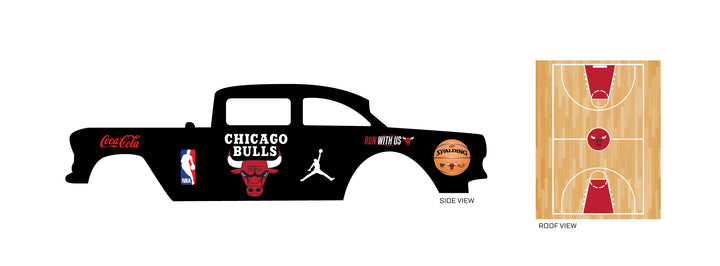 Chicago Bulls 01 Toy Vehicle Decals
