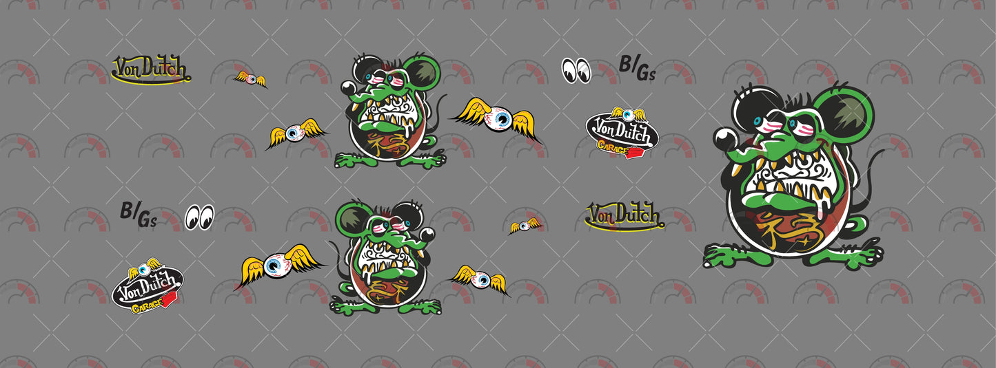 Chinese Fink model Car Decals