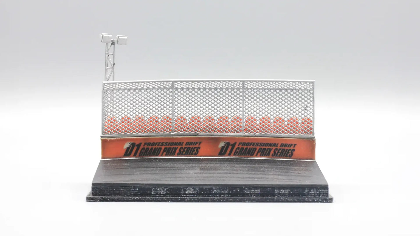 Circuit Curve Mini Diorama Display for 1:64 Diecast Cars