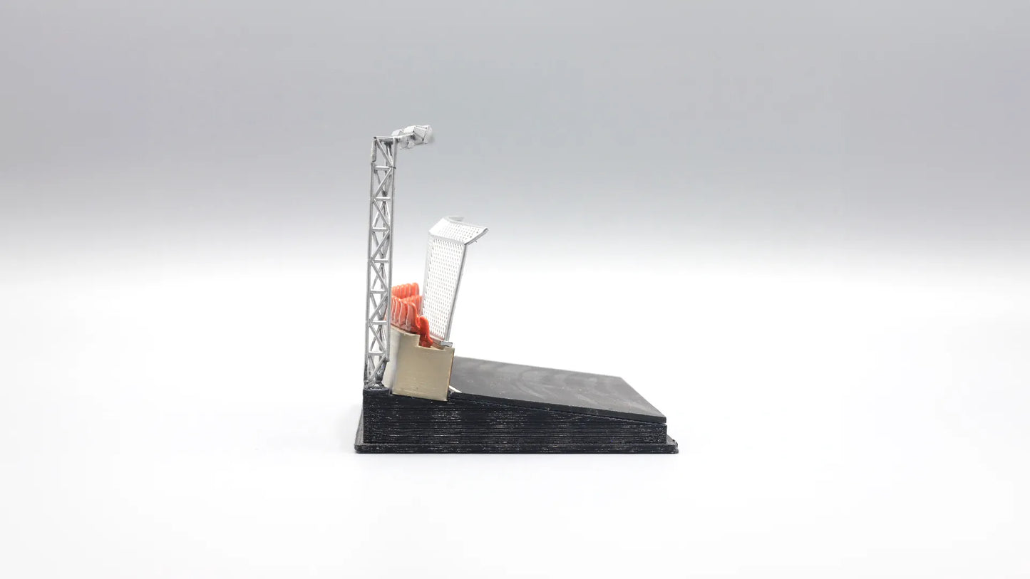Circuit Curve Mini Diorama Display for 1:64 Diecast Cars