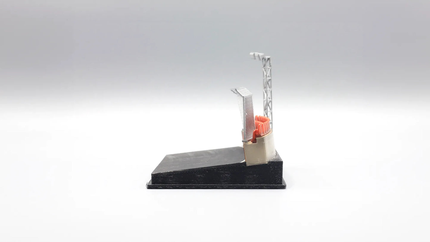 Circuit Curve Mini Diorama Display for 1:64 Diecast Cars