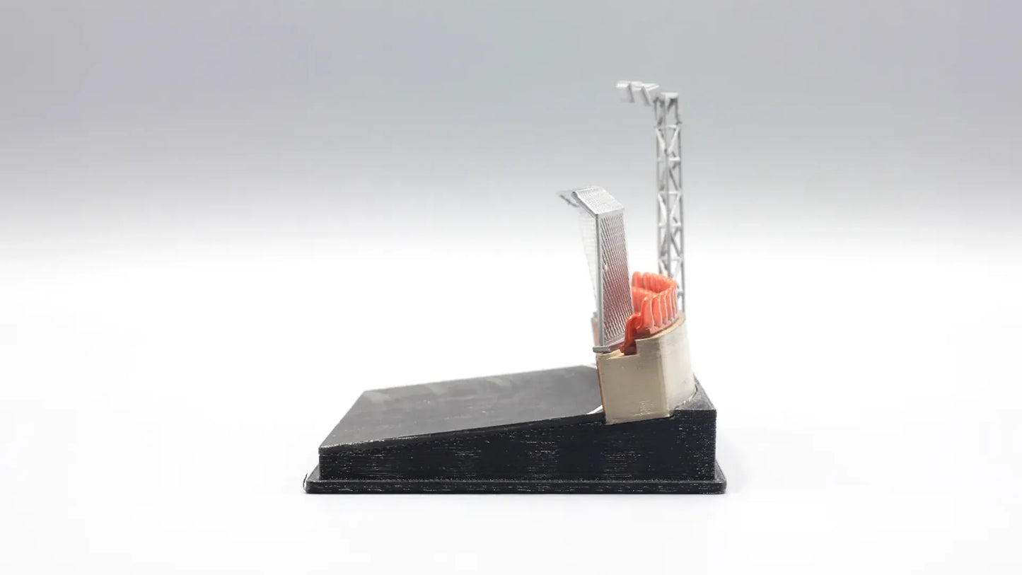 Circuit Curve Mini Diorama Display for 1:64 Diecast Cars
