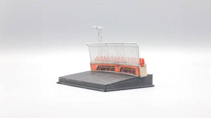 Circuit Curve Mini Diorama Display for 1:64 Diecast Cars