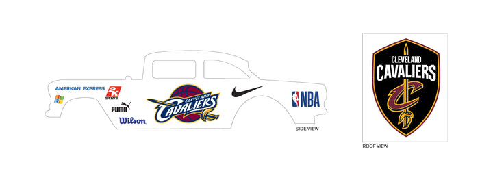 Cleveland Cavaliers Custom Car Decals