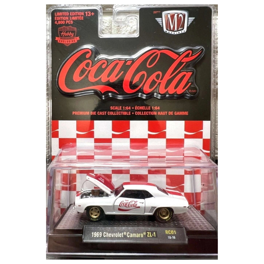1969 Chevrolet Camaro ZL-1 - White/Red (Coca-Cola)