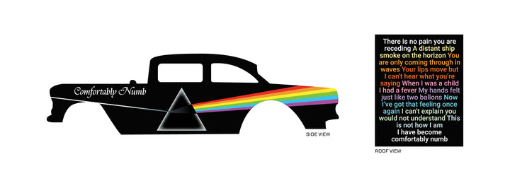 Comfortably Numb Play Vehicle Decals