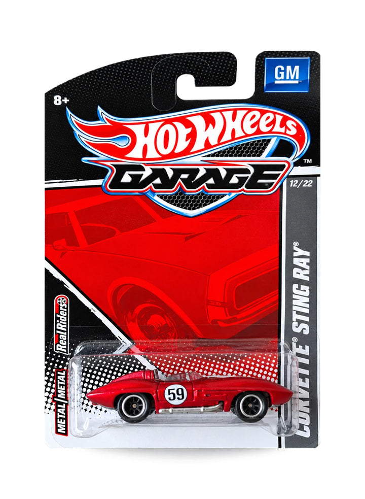 Hot Wheels GM Garage 2011 Chevrolet Corvette Sting Ray 1:64 – Anodized Red