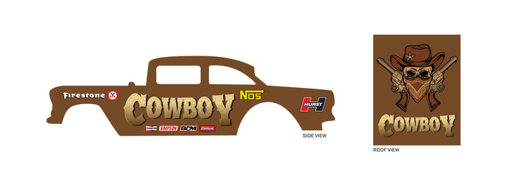 Cow Boy Play Vehicle Decals