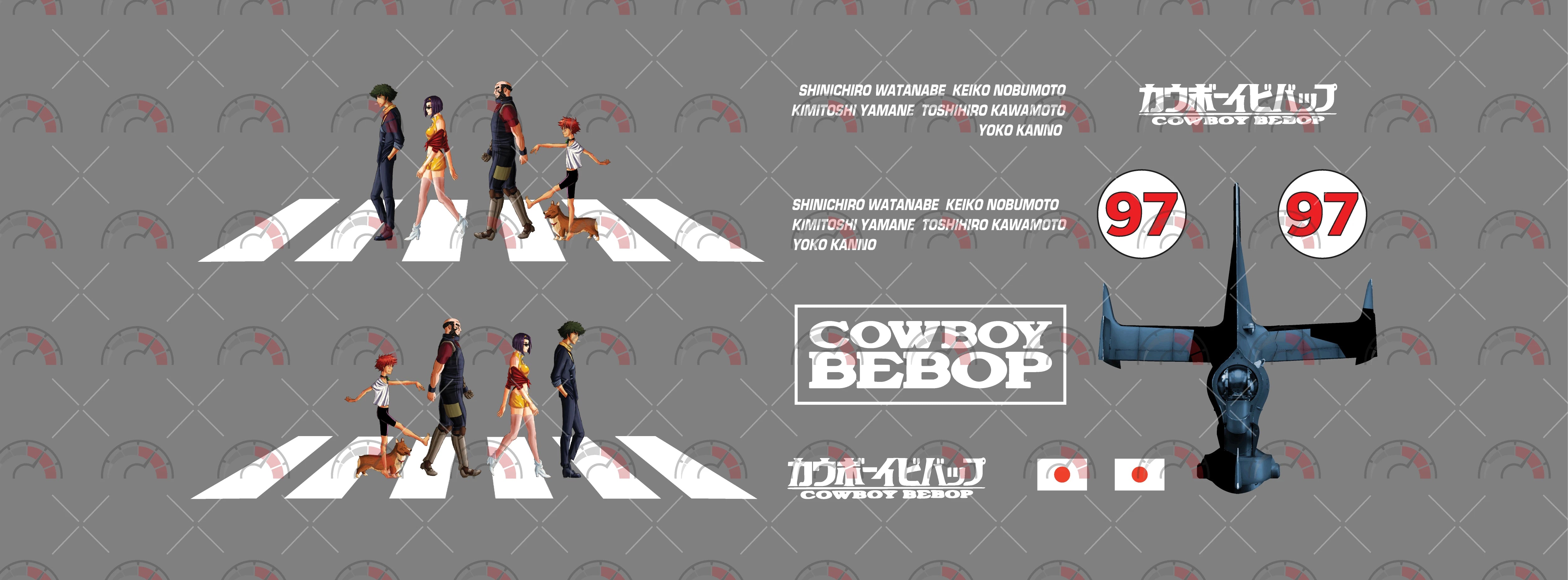 Cowboy Bebop Custom Car Decals