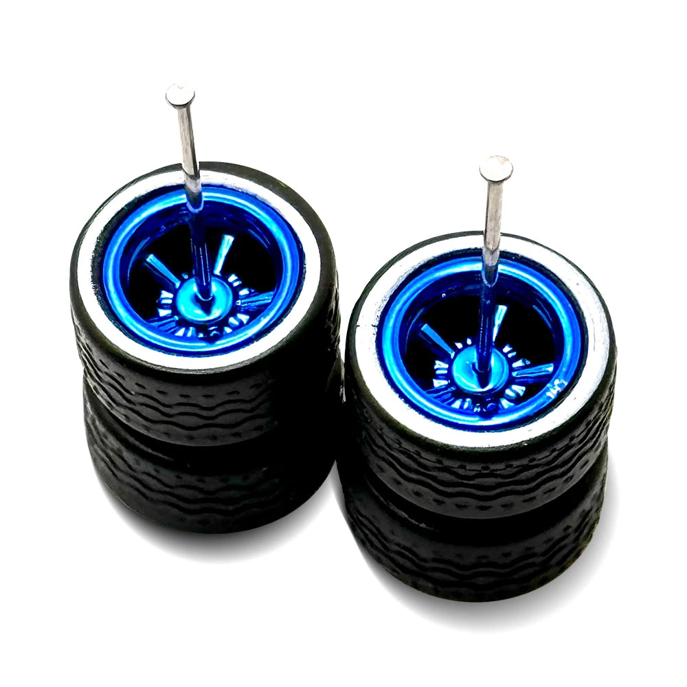 Cragar Blue White Line Electroplated 13mm / 13mm