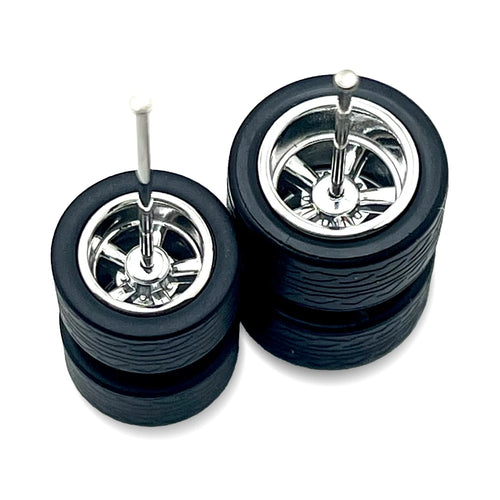 Cragar Electroplated Chrome Staggered 11mm / 13mm Muscle / Gasser / Camaro Etc