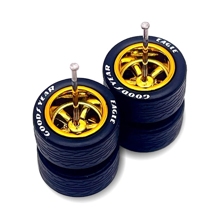 Cragar Electroplated Gold Lettered 11mm / 11mm