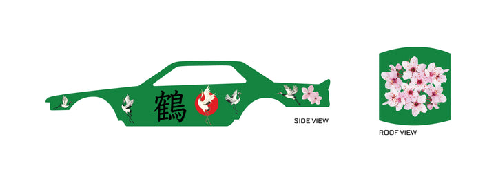 Cranes 01 Custom Car Decals
