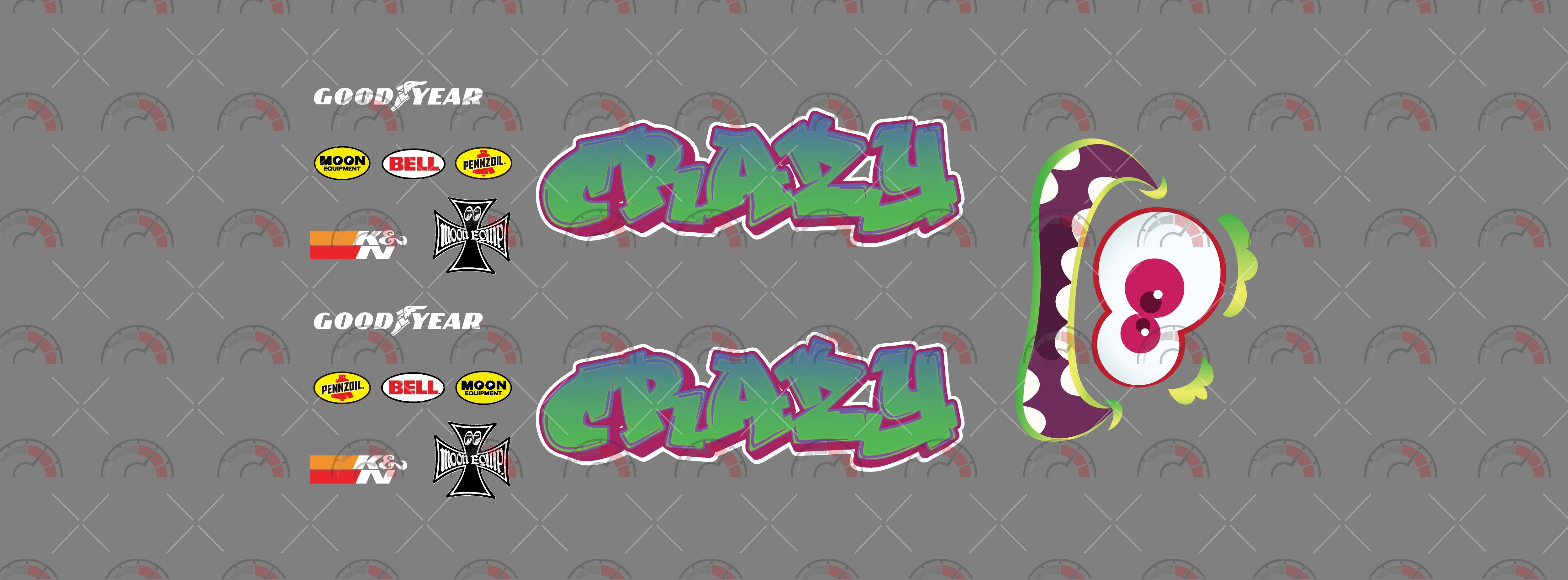 Crazy Play Vehicle Decals