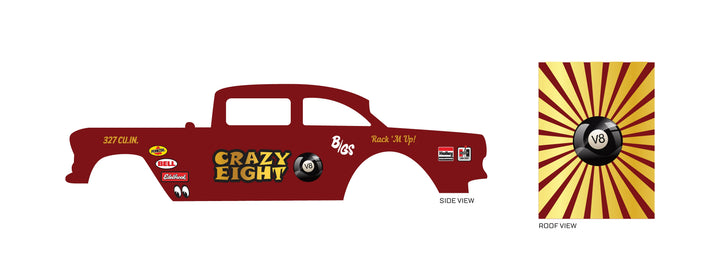 Crazy Eight model Car Decals