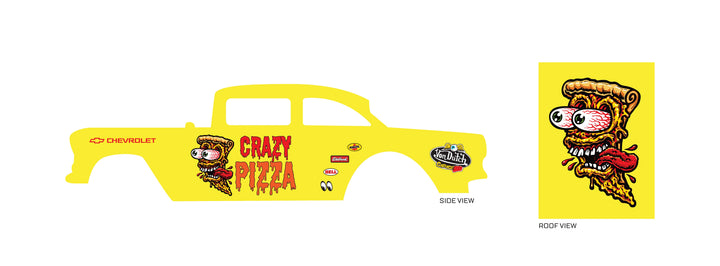 Crazy Pizza 03 Toy Vehicle Decals