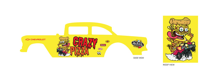 Crazy Pizza 04 Toy Vehicle Decals