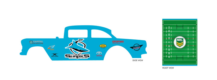 Cronulla Sutherland Sharks Play Vehicle Decals