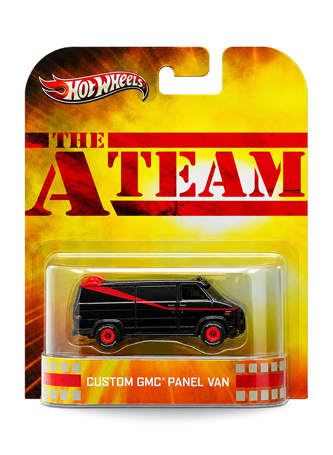 Hot Wheels Retro Entertainment 2013 Mix 2 GMC Custom GMC Panel Van 1:64 – Metalflake Gray & Black
