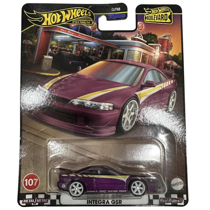 Hot Wheels 1:64 Custom '01 Acura Integra GSR Metalflake Purple