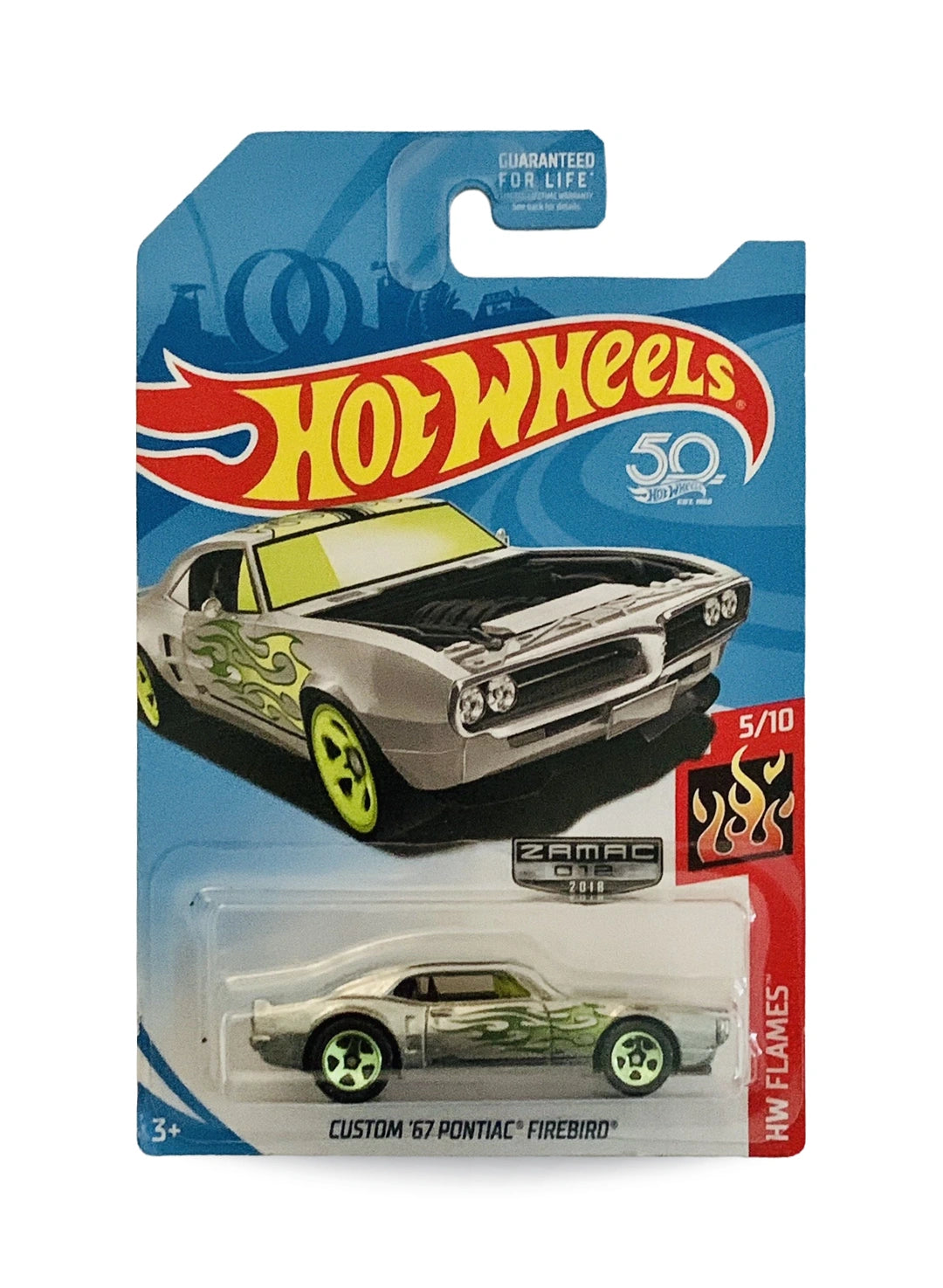 Hot Wheels Walmart Exclusive ZAMAC Editions 2018 Pontiac Custom '67 Firebird 1:64 – ZAMAC