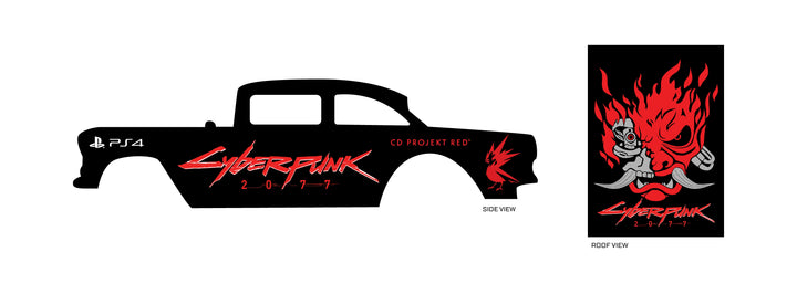 Cyberpunk 2077 model Car Decals