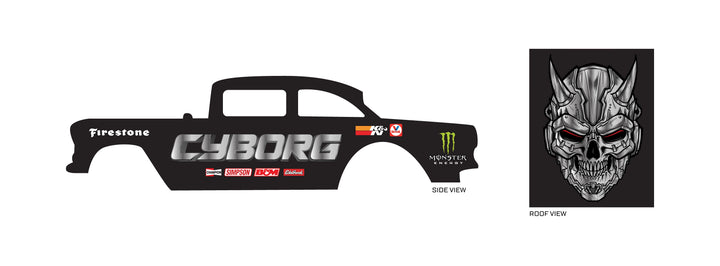 Cyborg Toy Vehicle Decals