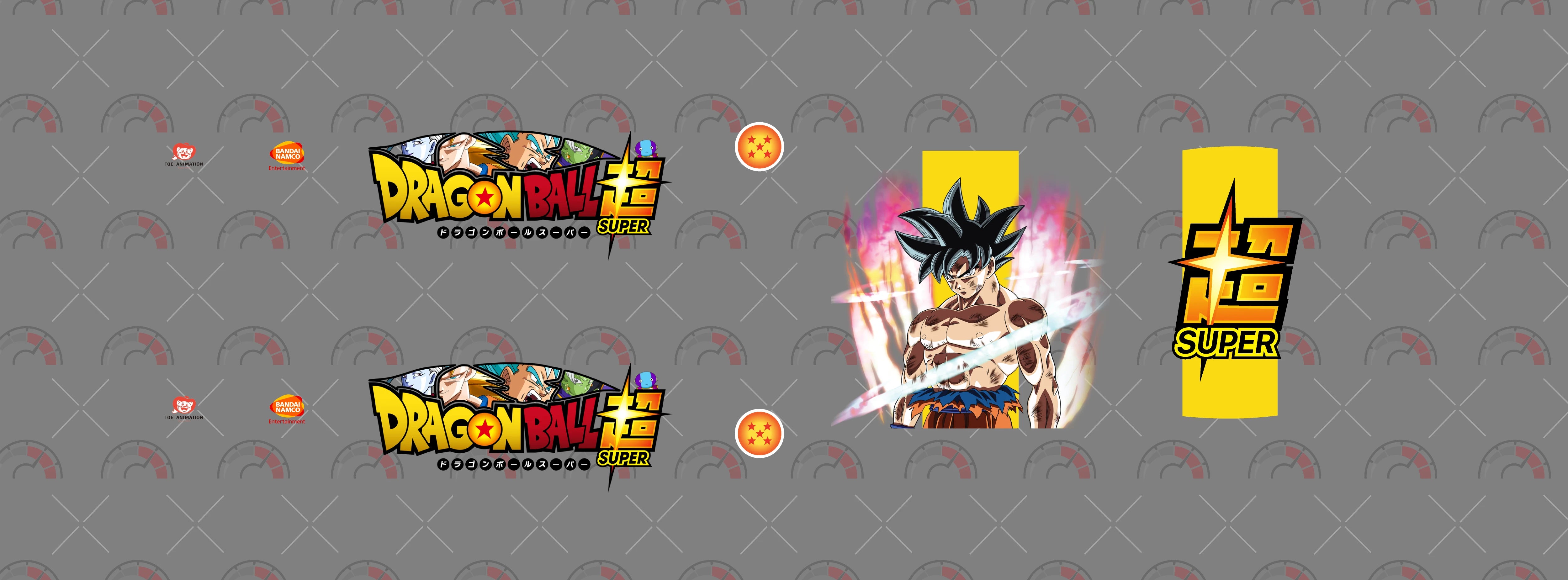 Dragon Ball Super Goku decals for model cars