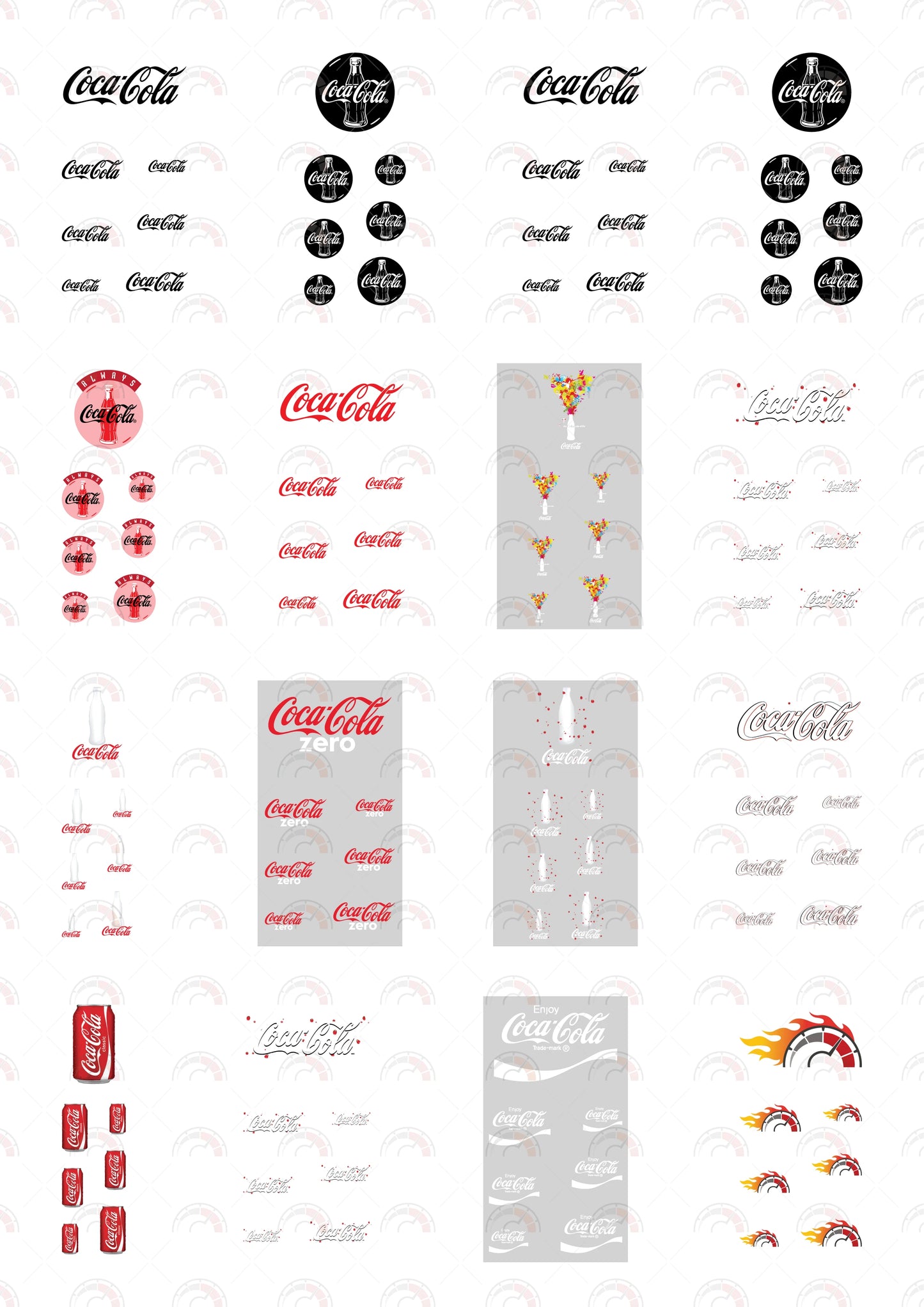 Coca Cola Bottle Black