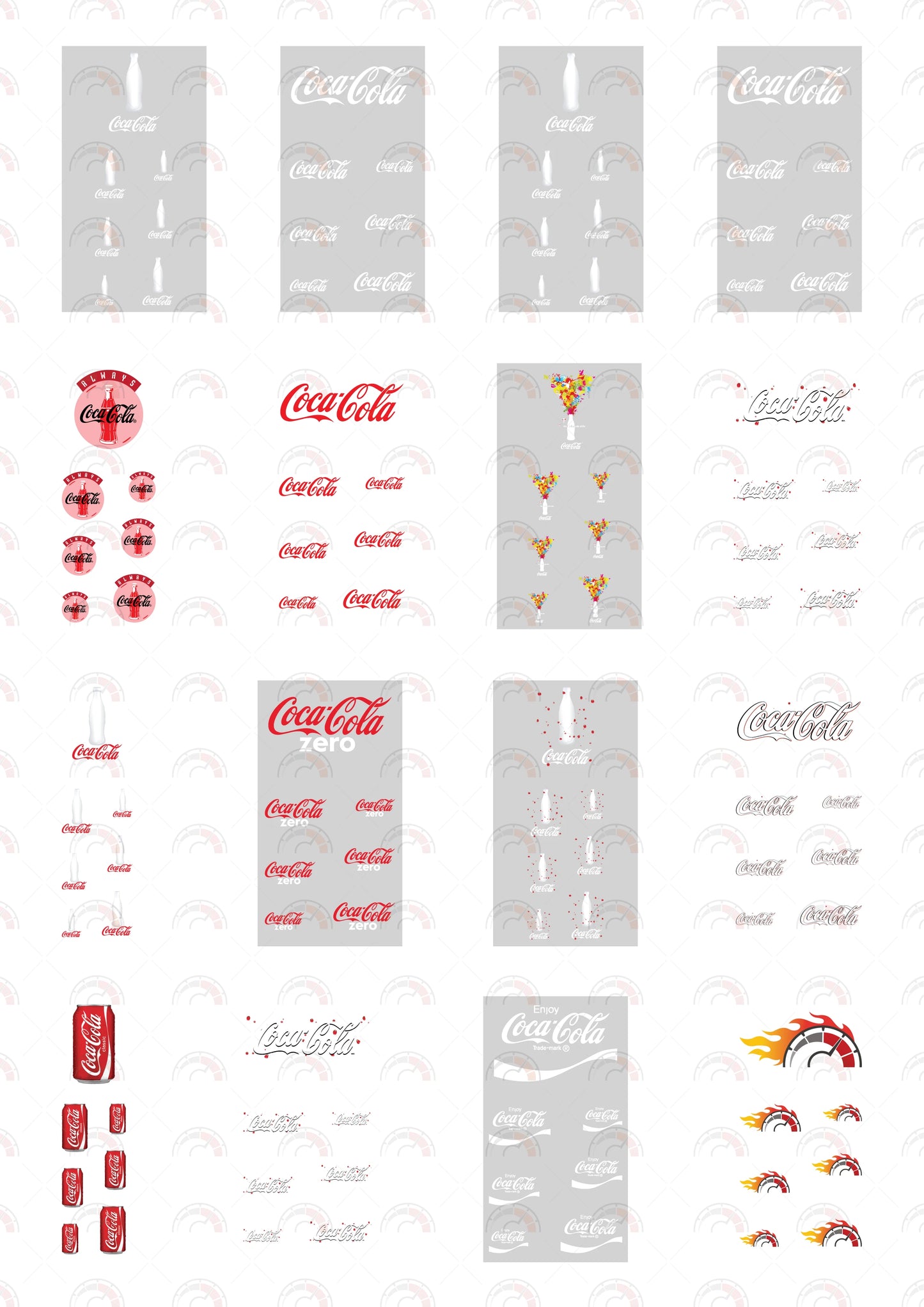 Coca Cola Bottle Square