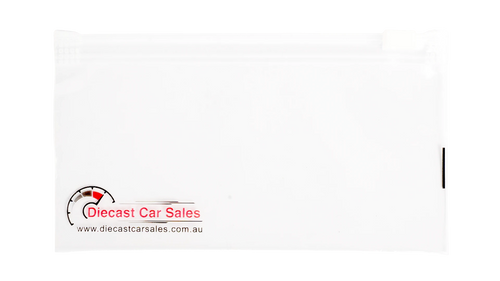 Clear Zipper Storage Bags for Diecast Cars & Decal Singles (30 Micron)