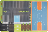 Basketball Court Mat