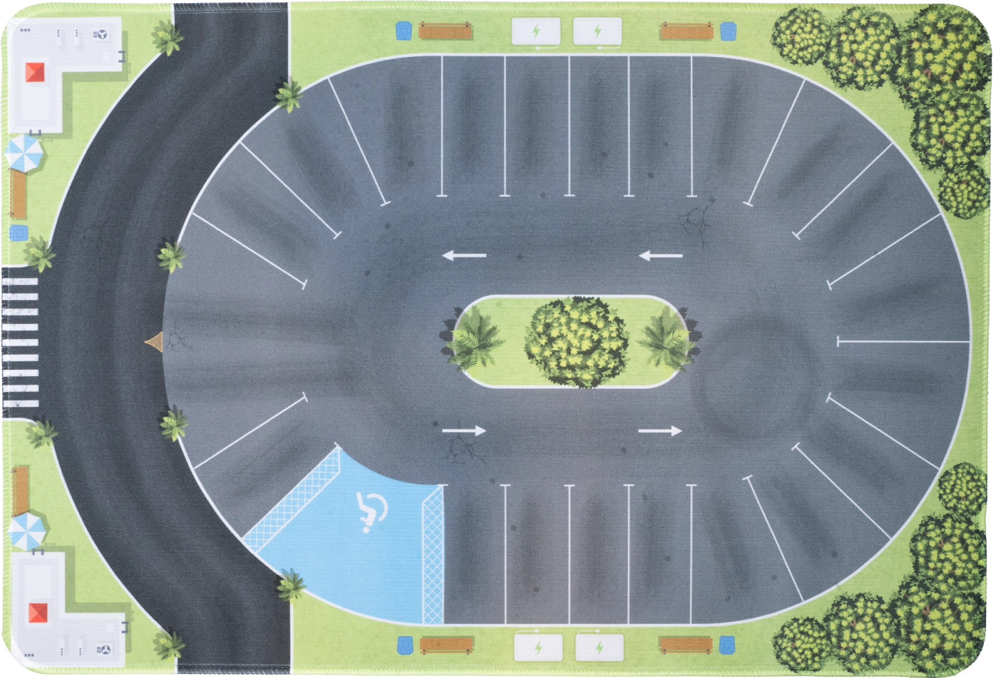 Oval parking