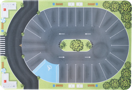 Oval Parking Mat