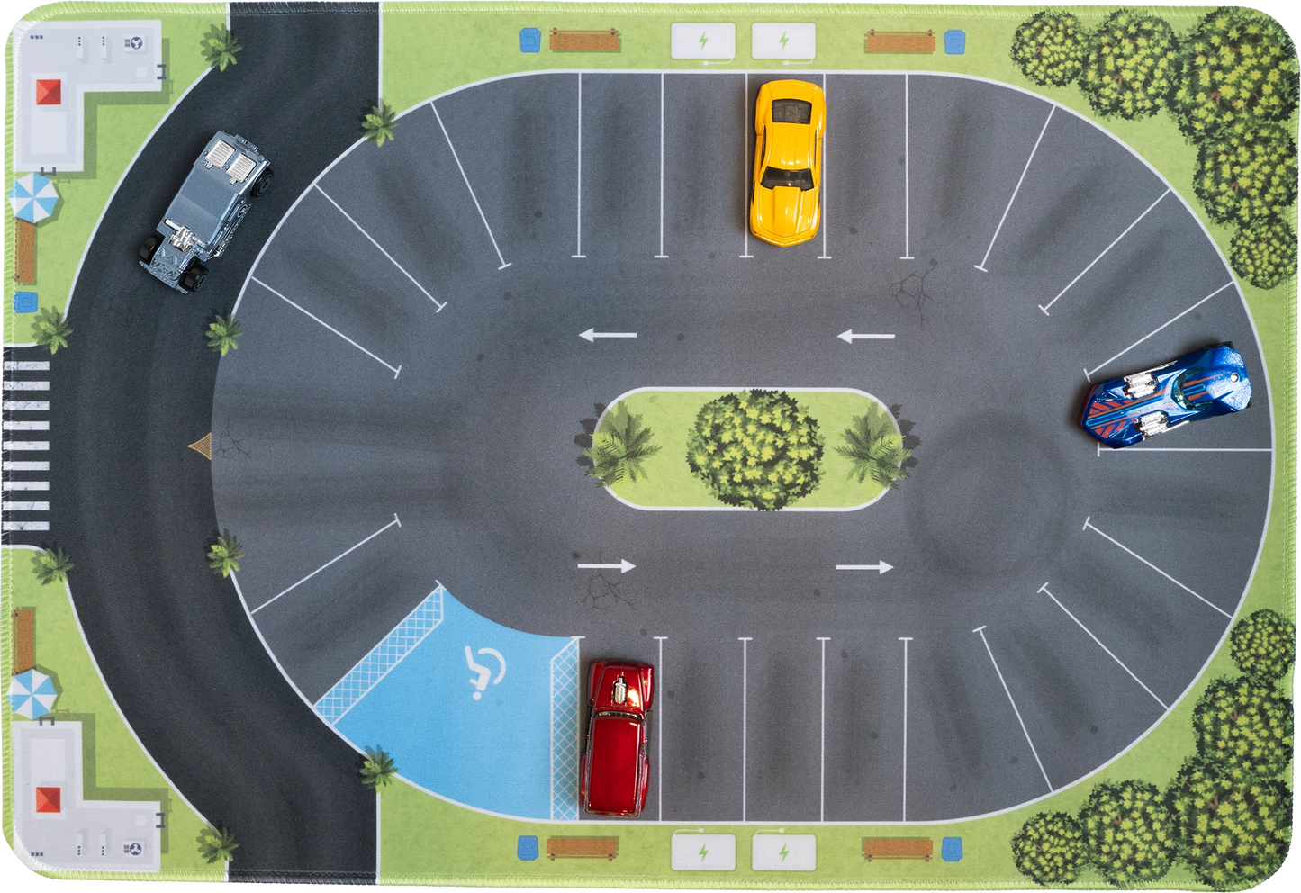 Oval parking