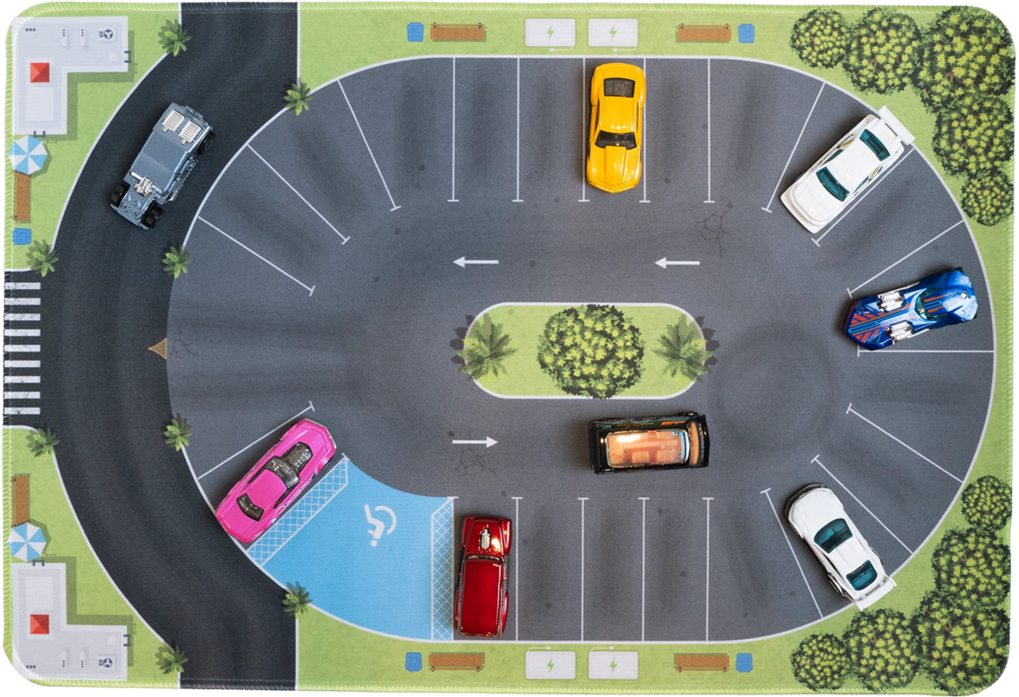 Oval parking