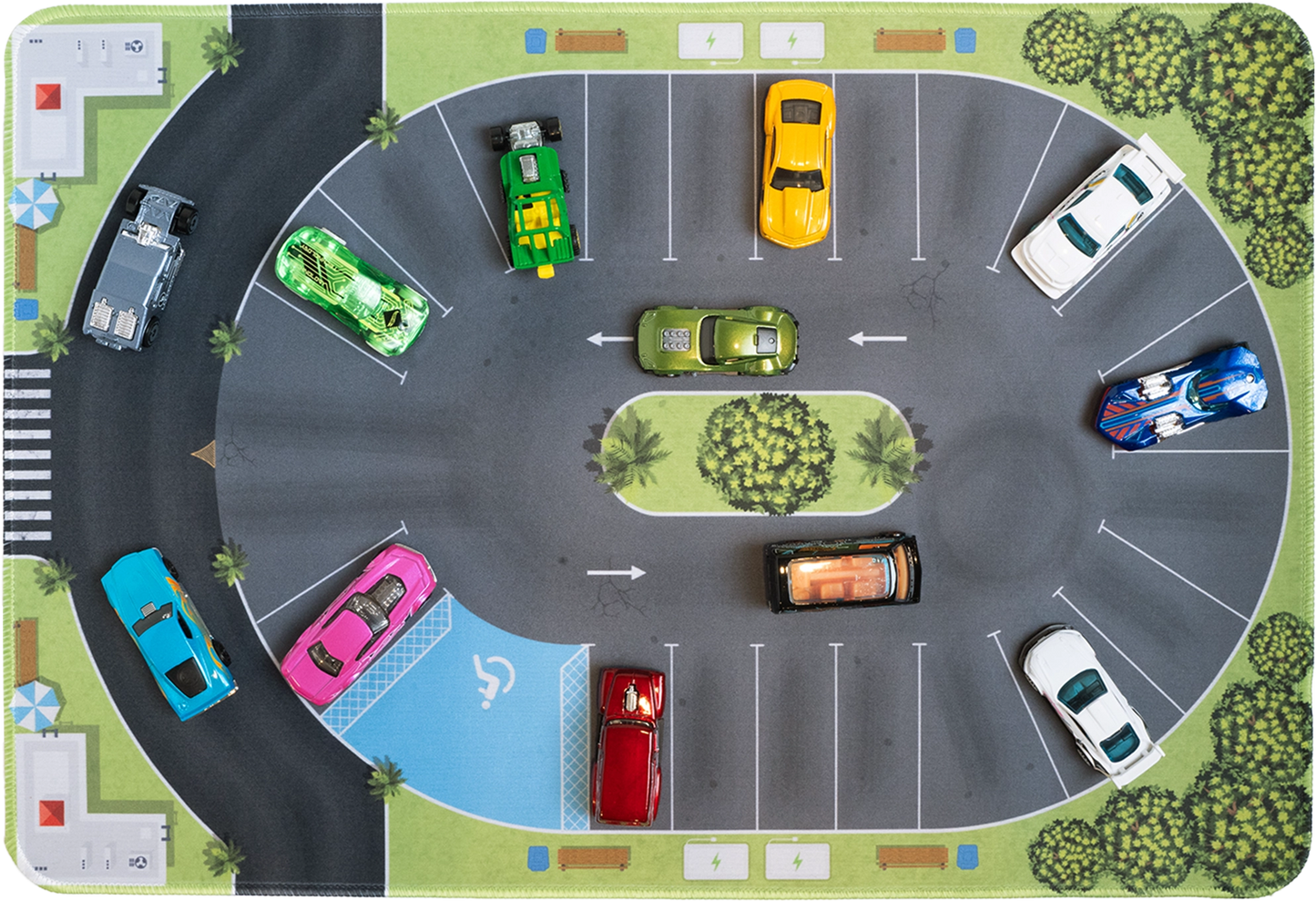 Oval parking