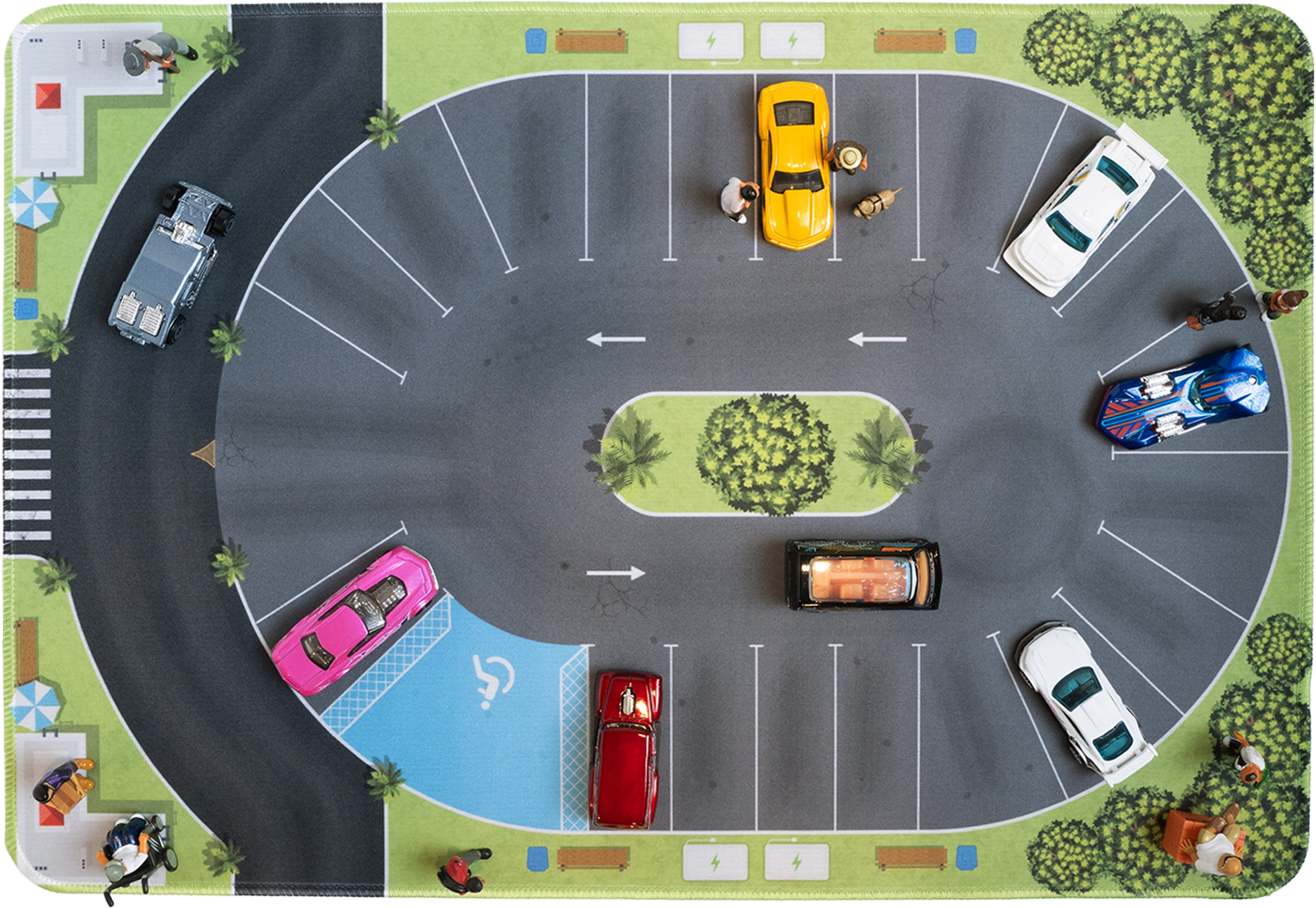 Oval parking
