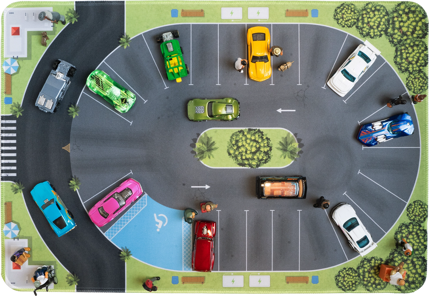 Oval parking