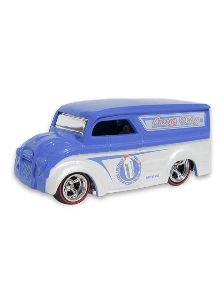 Hot Wheels Larry's Garage 21-Car Collection 2009 Dairy Delivery 1:64 – Sky Blue & White
