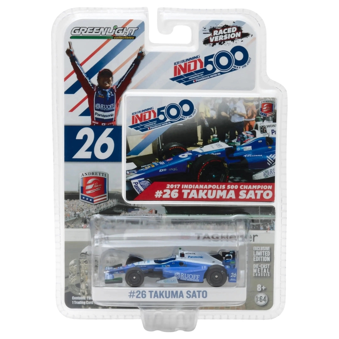 Dallara IndyCar - Blue (#26 Takuma Sato – Ruoff Mortgage, Indy 500 Raced Version)