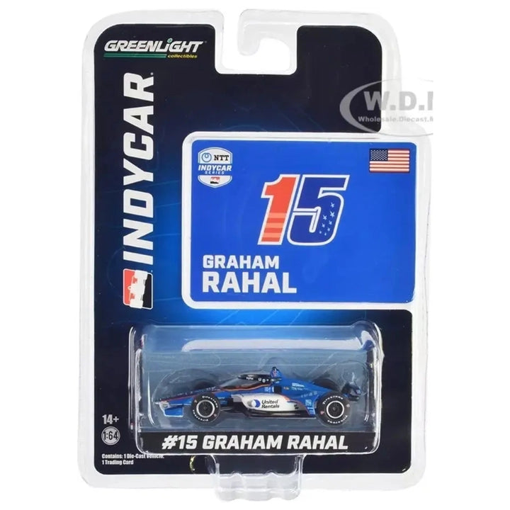 Dallara IndyCar - Blue & White (#15 Graham Rahal – United Rentals)