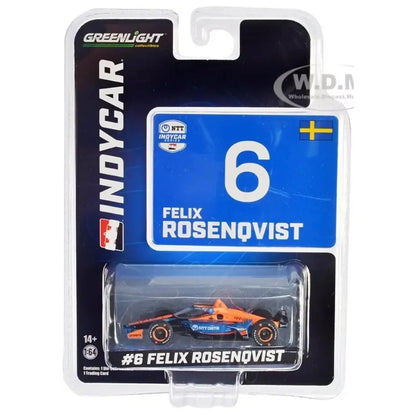 Dallara IndyCar - Orange & Blue (#6 Felix Rosenqvist – NTT DATA)