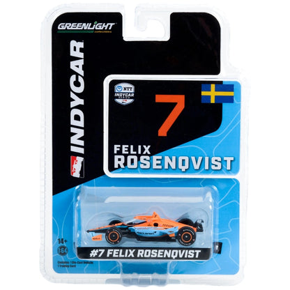 Dallara IndyCar - Orange & Blue (#7 Felix Rosenqvist)