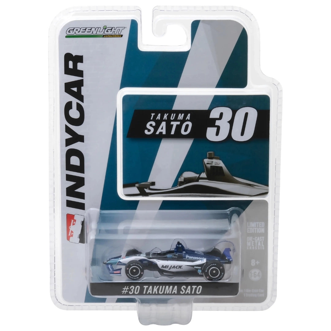 Dallara IndyCar - White & Blue (#30 Takuma Sato – Mi-Jack Products)