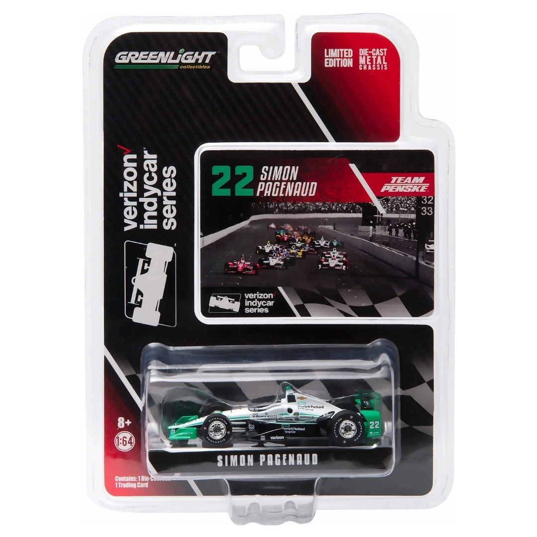 Dallara IndyCar - White & Green (#22 Simon Pagenaud – Hewlett-Packard)