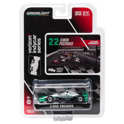Dallara IndyCar - White & Green (#22 Simon Pagenaud – Hewlett-Packard)